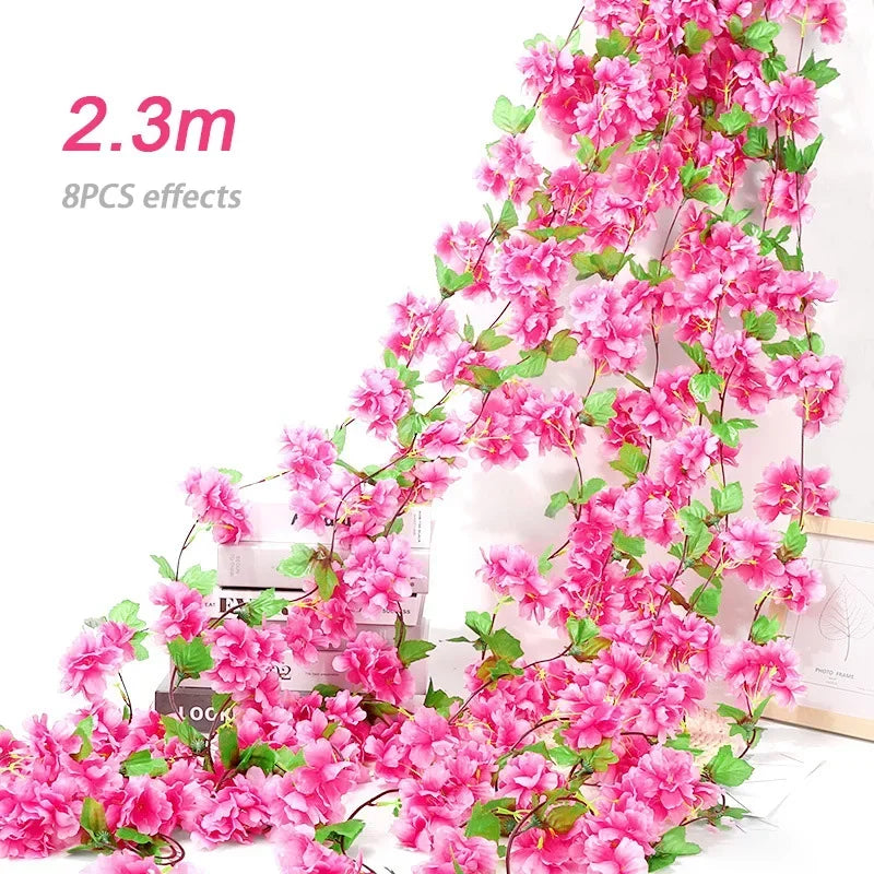 Fleur Artificielle Guirlande de Cerisier