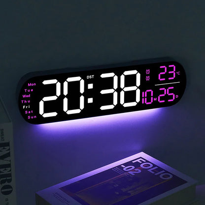 Horloge Murale numérique Led
