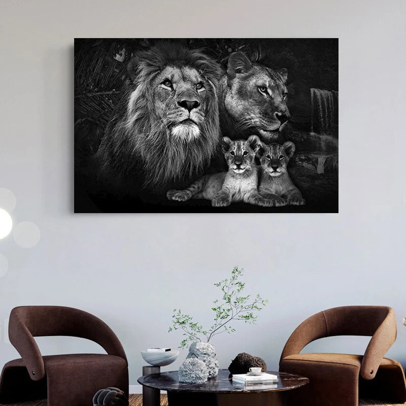 Toile d’Art Animal  Lion