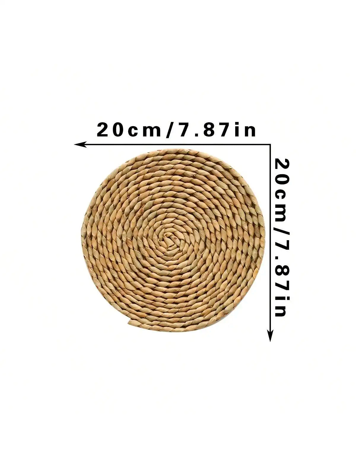 Panier Mural Rond en Jonc de Mer