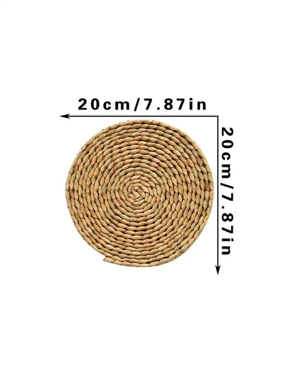 Panier Mural Rond en Jonc de Mer