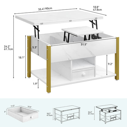 Rangement Table basse  4 en 1