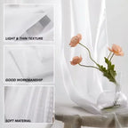 Rideaux en Voile Transparent