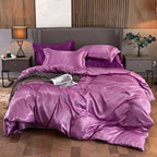 Parure Housse de Couette en Satin