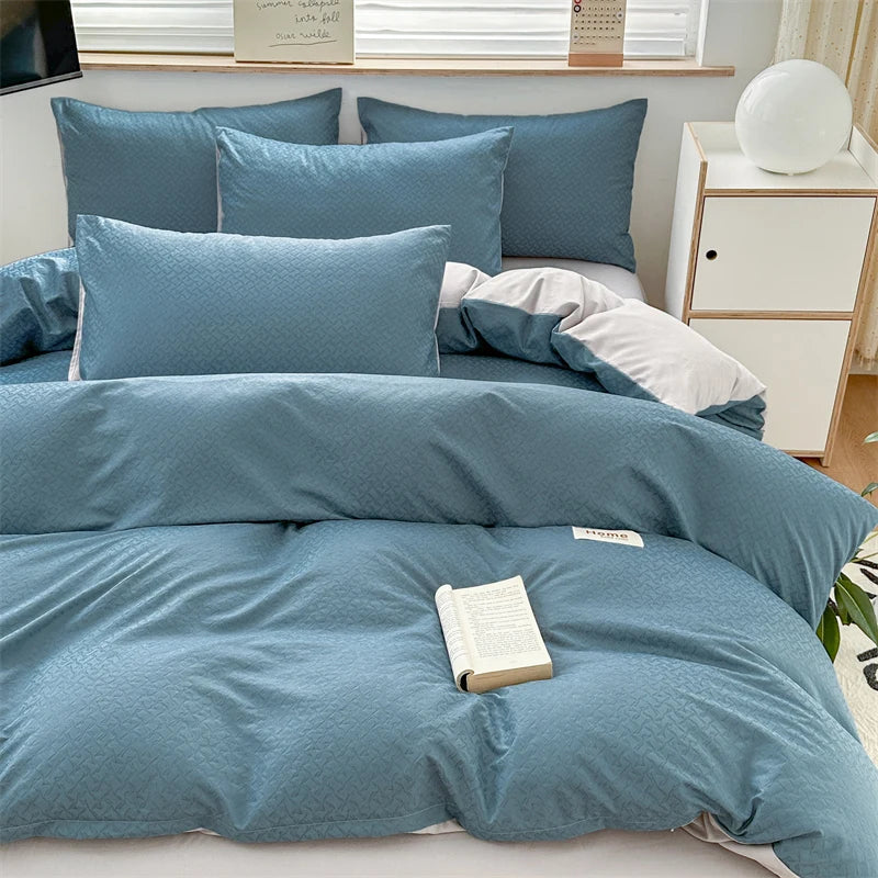 Parure Housse de Couette en Jacquard
