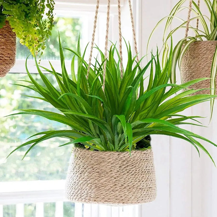 Plante  Artificielle Feuilles d'herbe de printemps