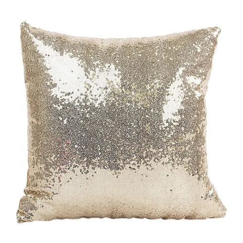 Housse de Coussin Pailletée