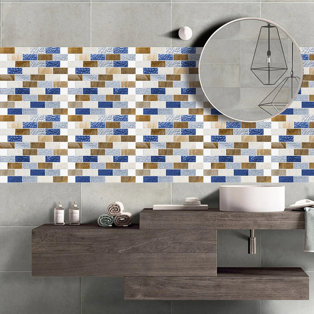 Revêtement Autocollant Mural Décoratif Mosaïque