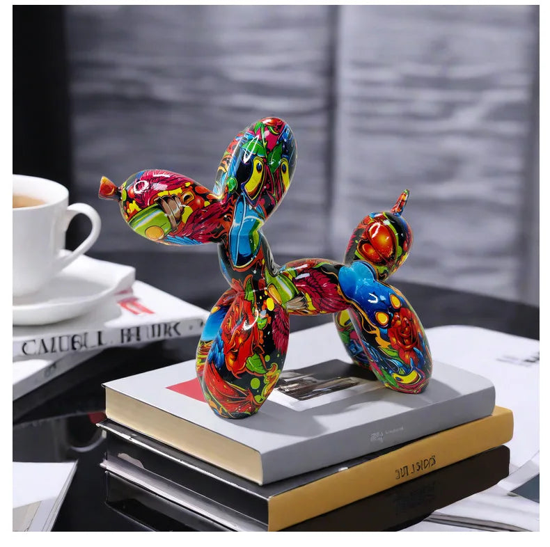 Figurine Chien Ballon Colorée