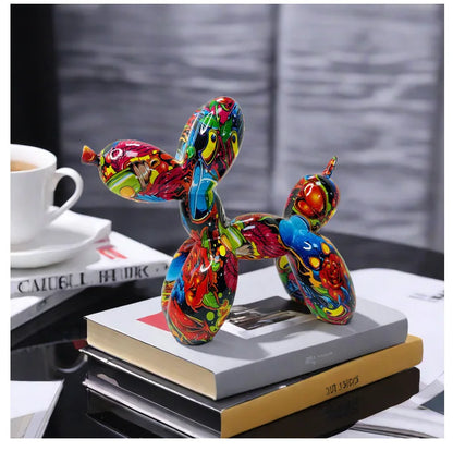 Figurine Chien Ballon Colorée