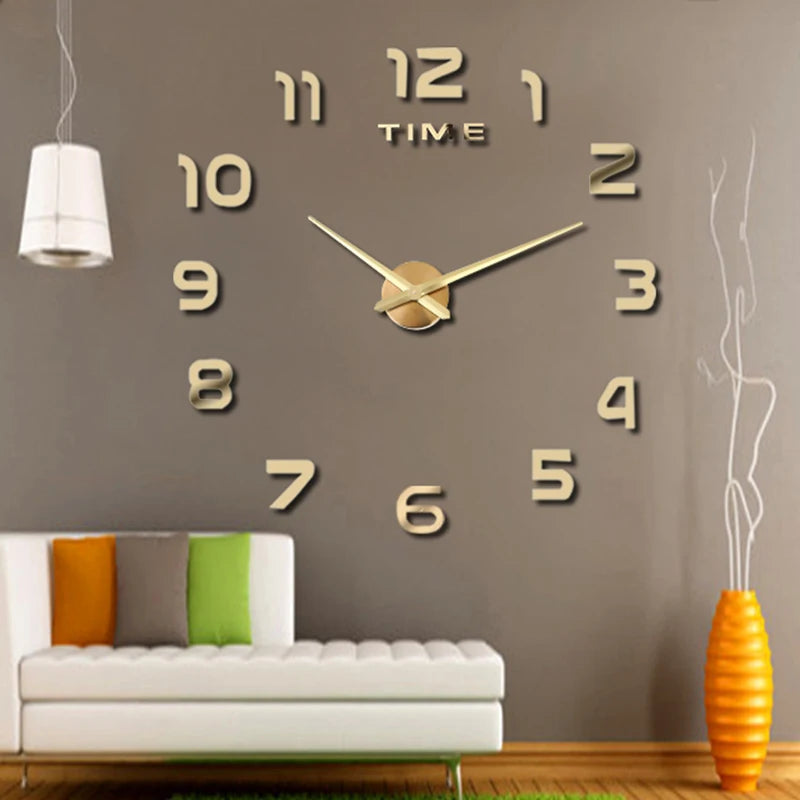 Horloge Murale  3D à Quartz