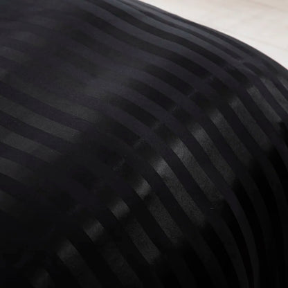 Parure Housse de couette rayée en Satin