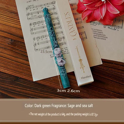 Bougie Romantique en Relief