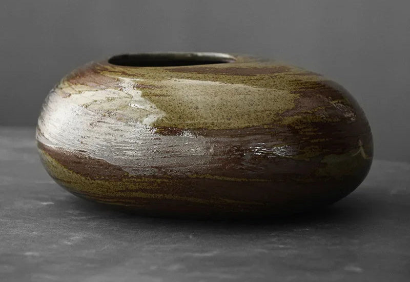 Vase en Terre Cuite Style Japonais