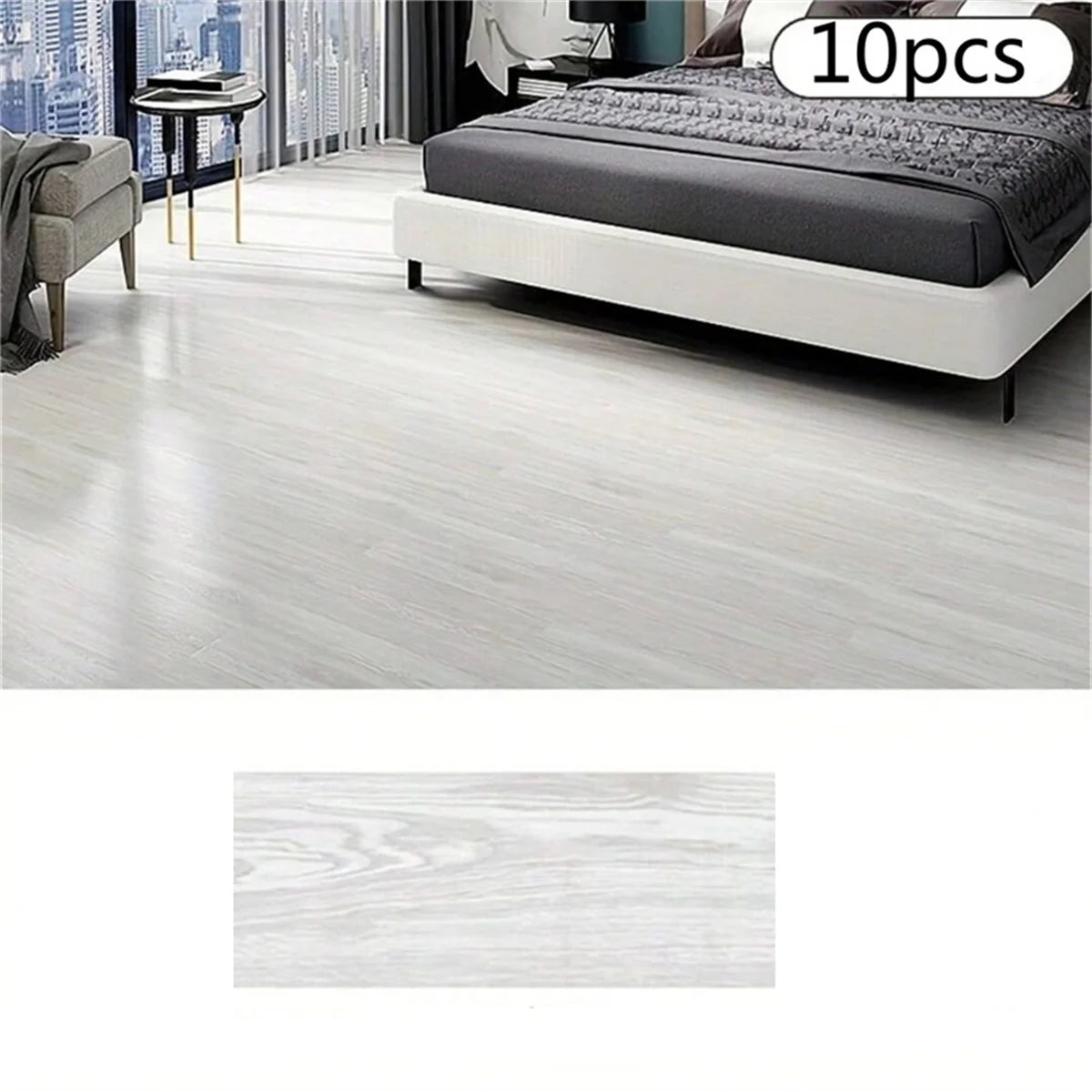 Autocollant de Sol effet bois