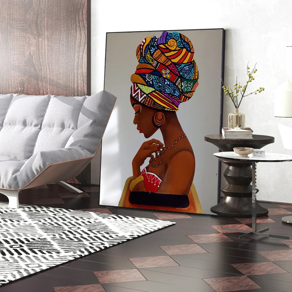 Tableau Moderne Art Africain