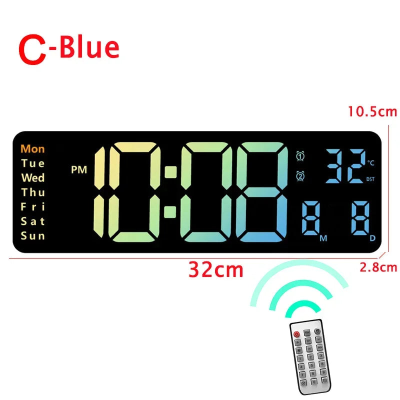 Horloge Murale numérique Led