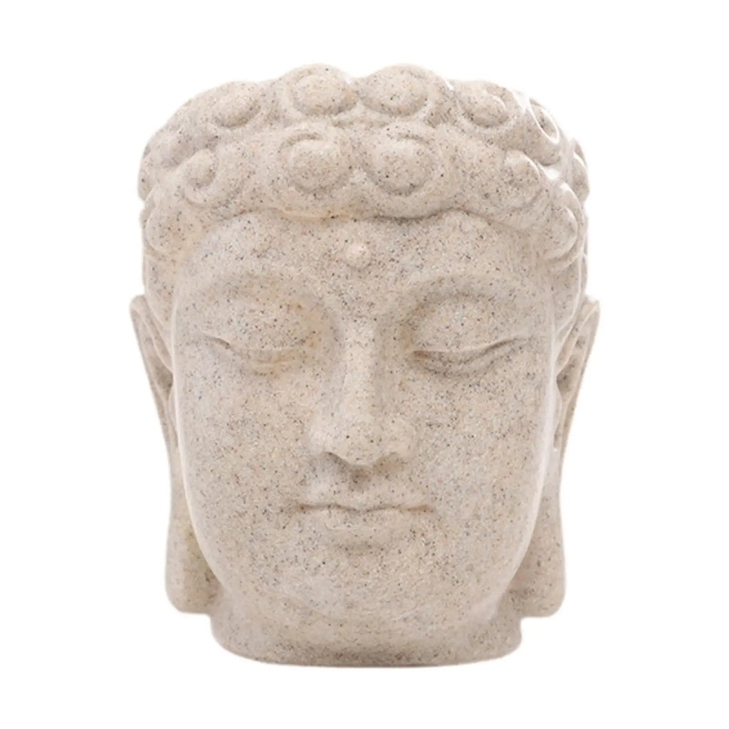 Pot de Fleurs Tête de Bouddha