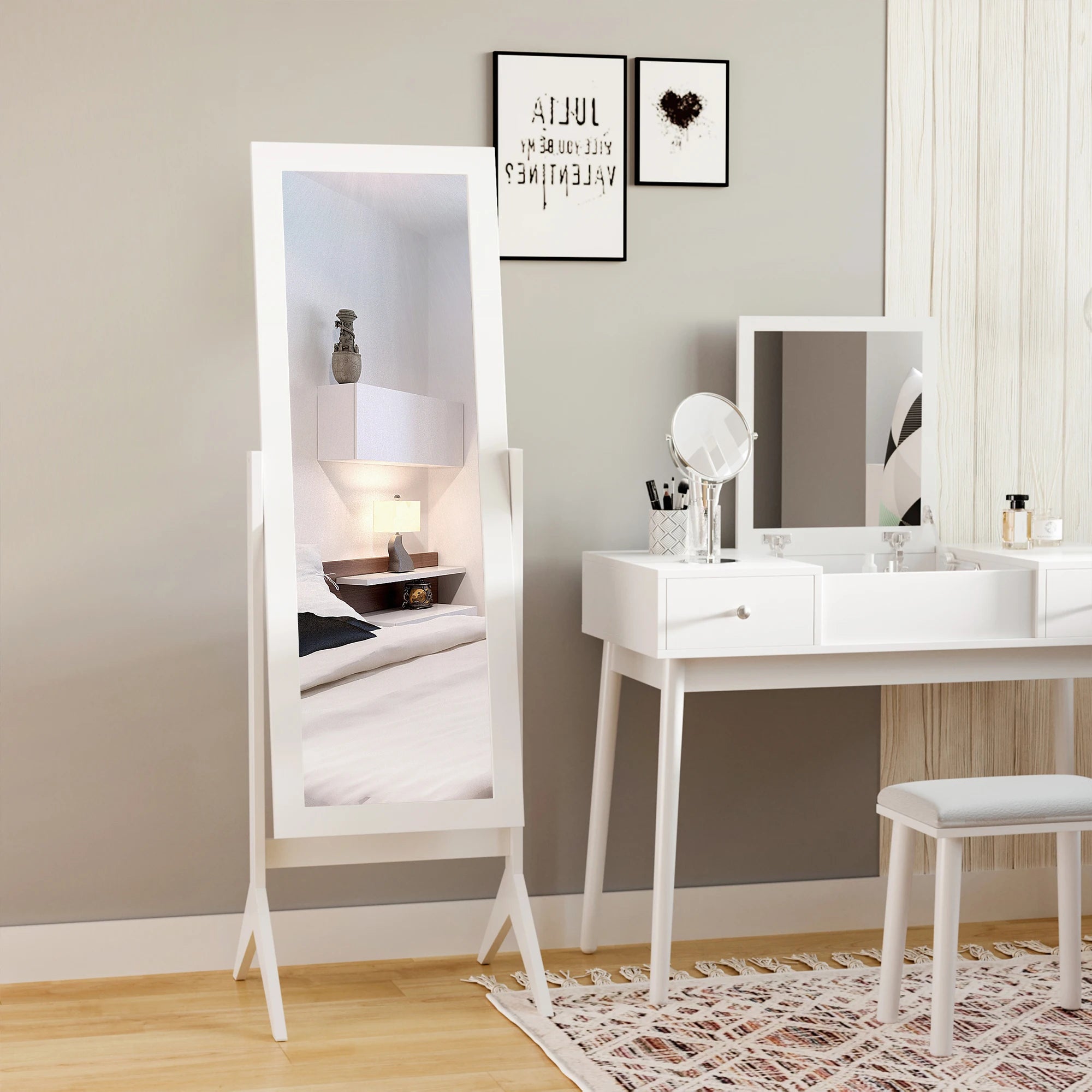 Miroir  Rectangulaire  sur Pied
