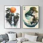 Tableau Moderne Art Asie