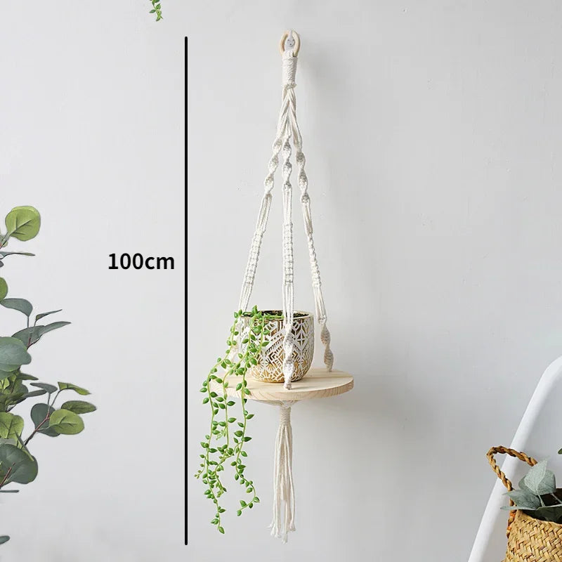 Étagères Murales en Macramé