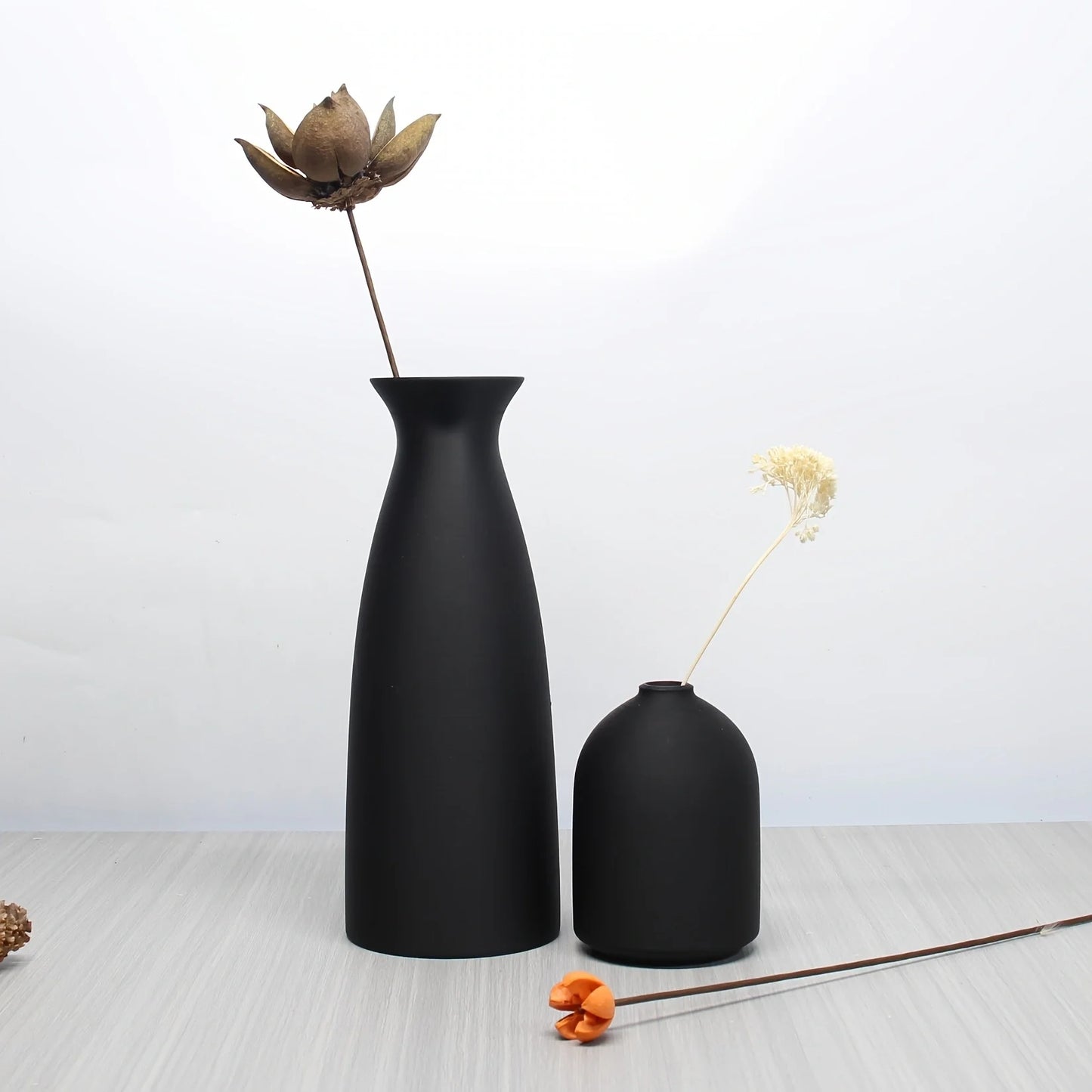 Vase Sec Blanc ou Noir