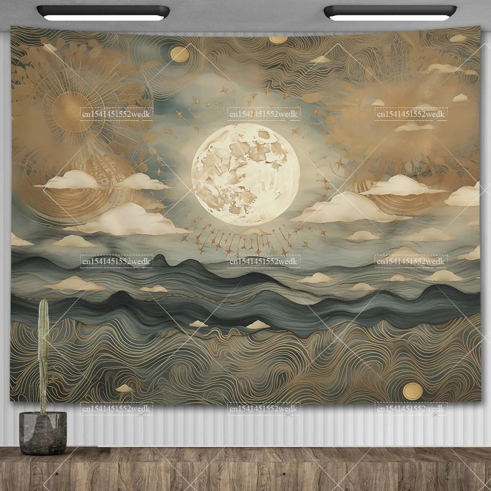 Tenture Murale Lune