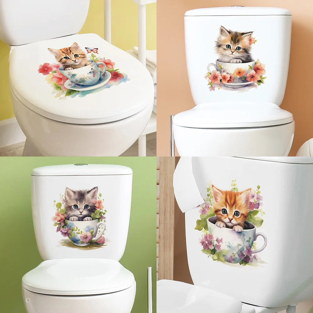 Autocollant Mural Animal WC