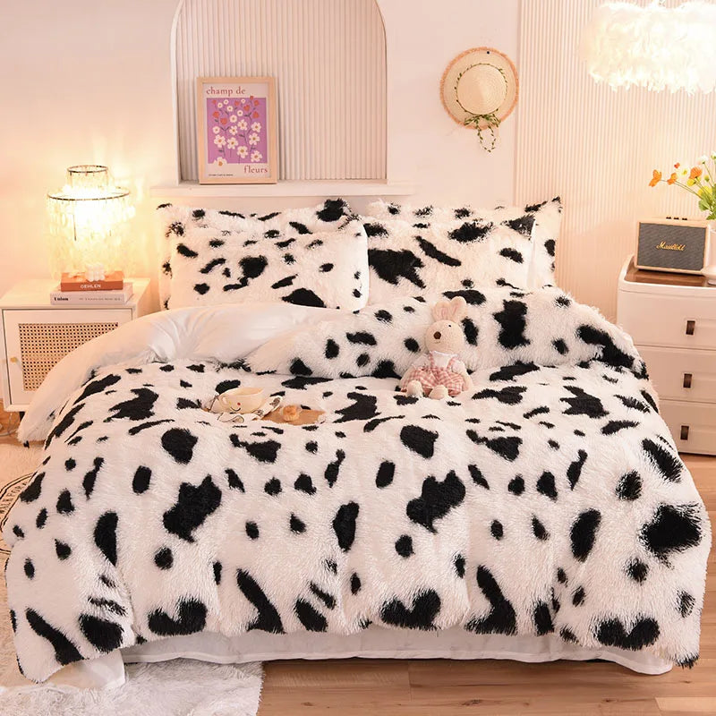 Parure Housse de Couette en Velours