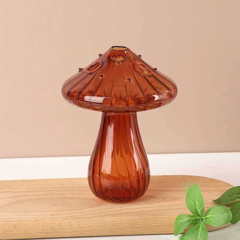 Vase en Verre en forme de Champignon