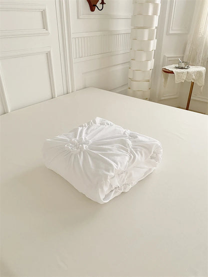 Parure de Lit à Fleurs Torsadées