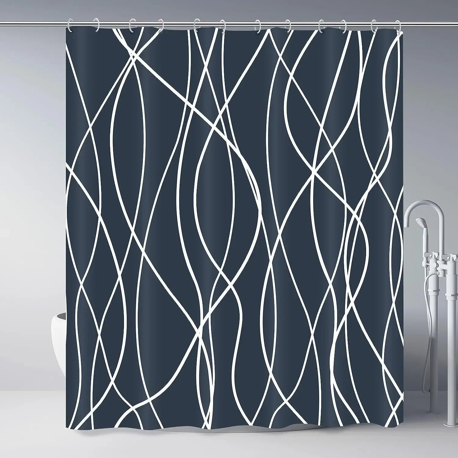 Rideau de Douche en Tissu