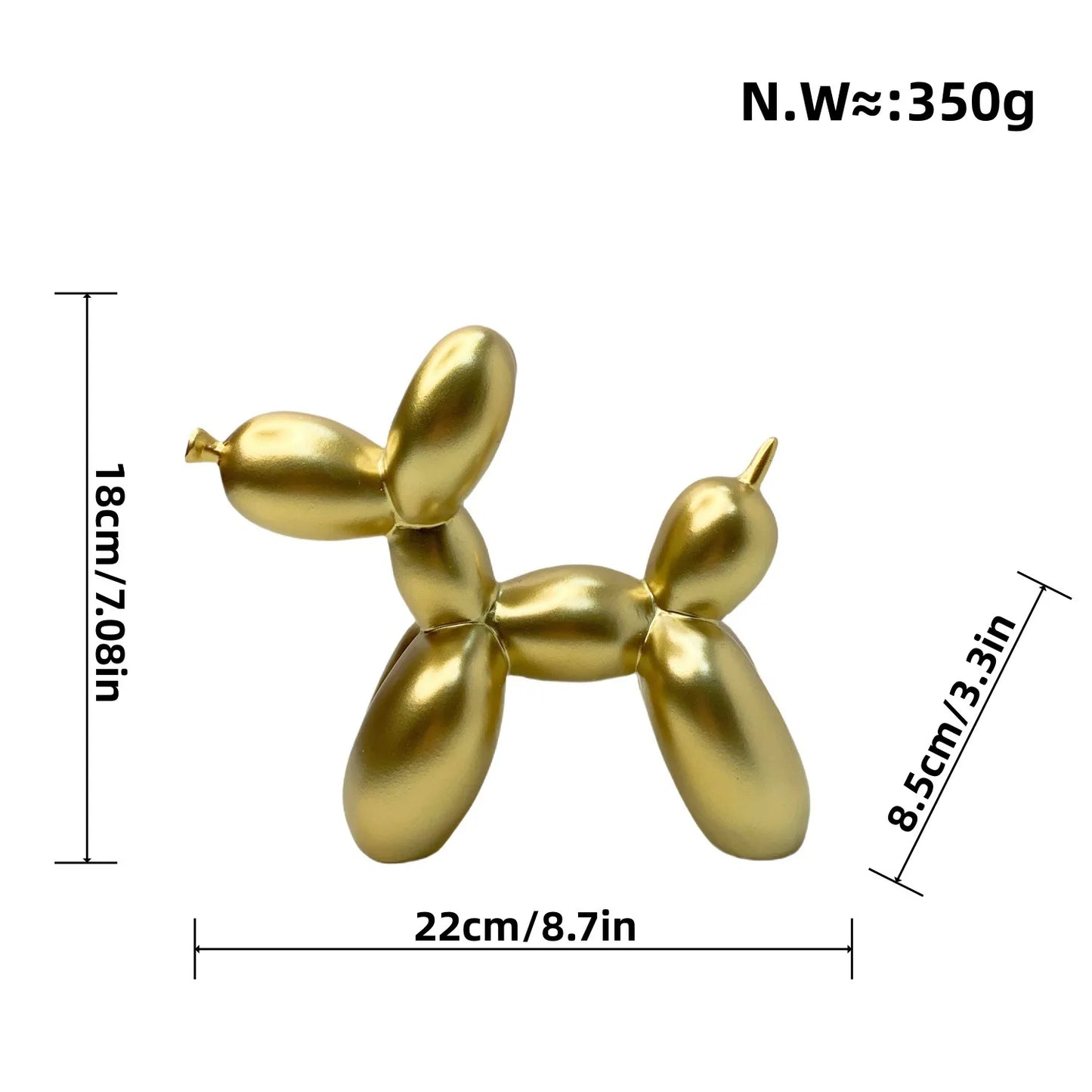 Figurine Chien Ballon Colorée