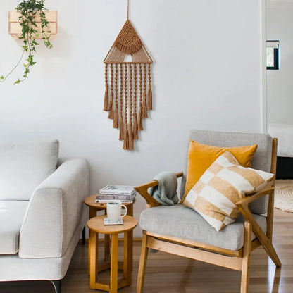 Décoration Murale en Macramé Bohème