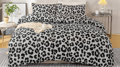 Parure Housse de Couette Léopard