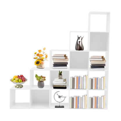 Bibliothèque d'angle en forme de L