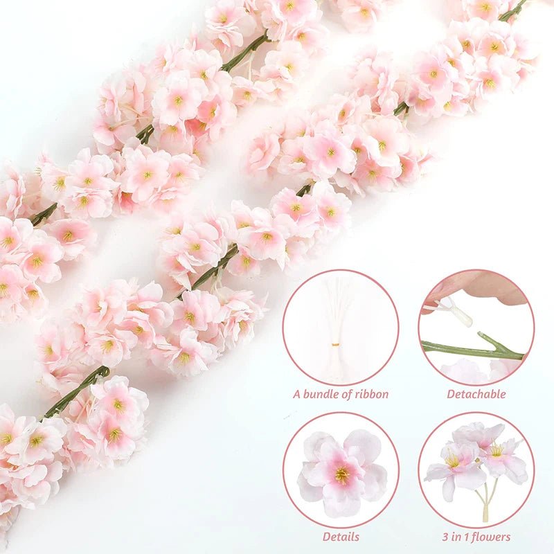 Fleur Artificielle Guirlande de Cerisier