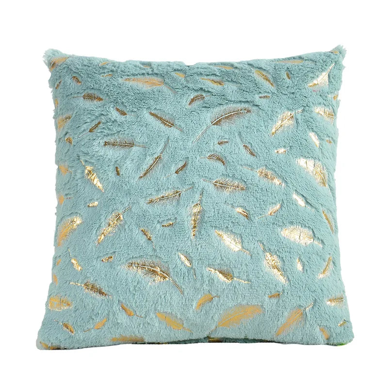 Housse de Coussin en Peluche