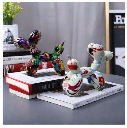 Figurine Chien Ballon Colorée