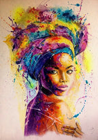 Tableau Moderne Art Africain