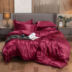Parure Housse de Couette en Satin