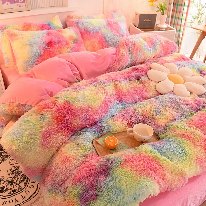 Parure Housse de Couette en Velours