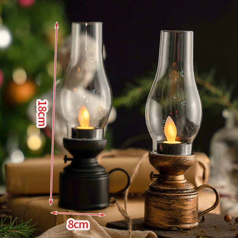 Lampe Bougie Rétro Sans Flamme Décoration Intérieure