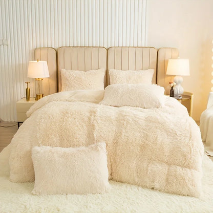 Housse de Couette Luxueuse en Peluche