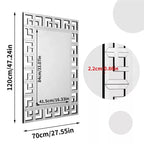 Miroir Décoratif Rectangulaire