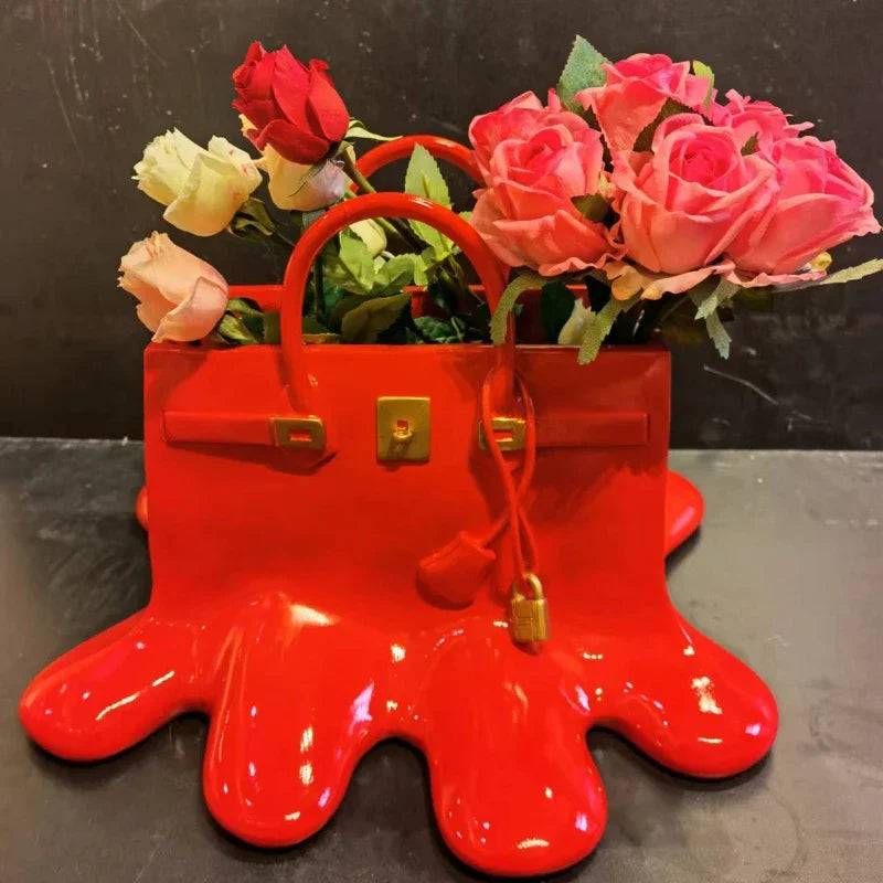 Vase en Résine style Bohème