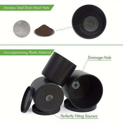 Pot de Fleurs en Plastique