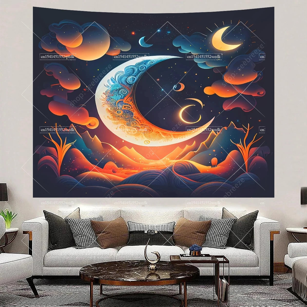 Tenture Murale Lune