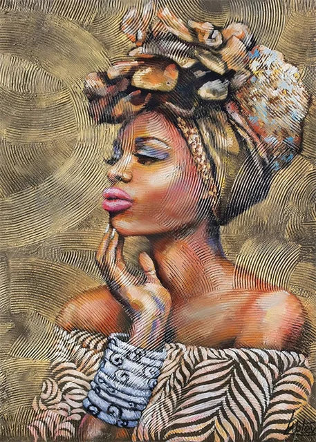 Tableau Moderne Art Africain