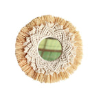 Miroir Décoratif en Macramé